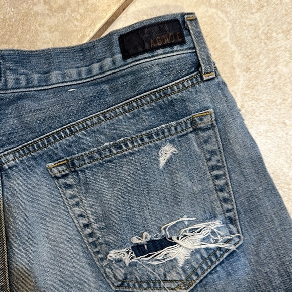 A Golde Parker Vintage Destroyed Denim Shorts 27 Revolve - Picture 11 of 11